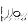 Seachoice Outrigger Kit-15' White/Blue-Complete 88251